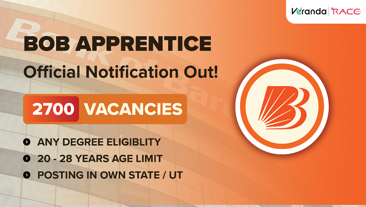 Bank of Baroda Apprentice Recruitment 2025 Notification Out for 2700 Vacancies; Apply Now