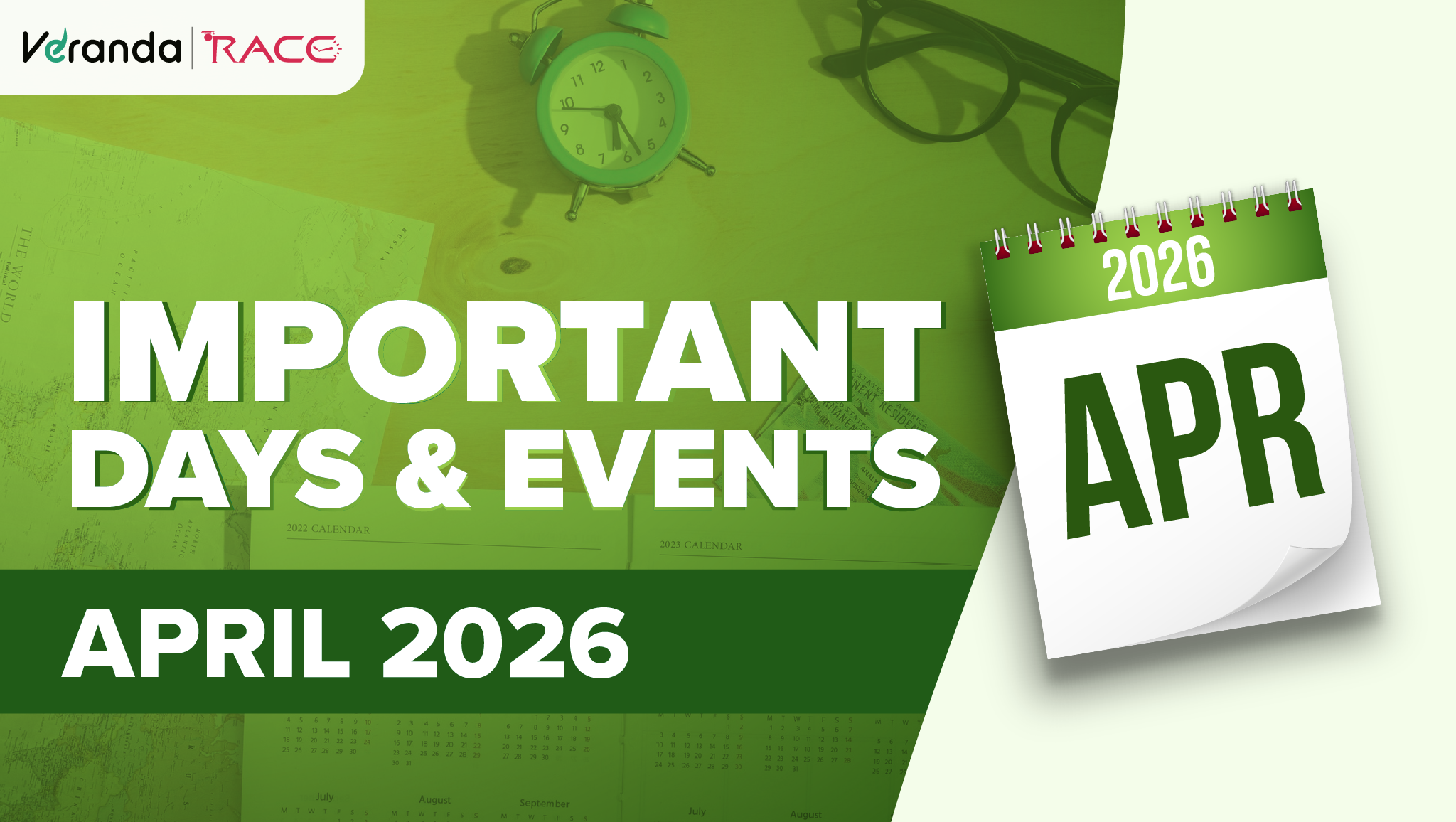 Important Days in April 2026: National and International Special Days and Dates List