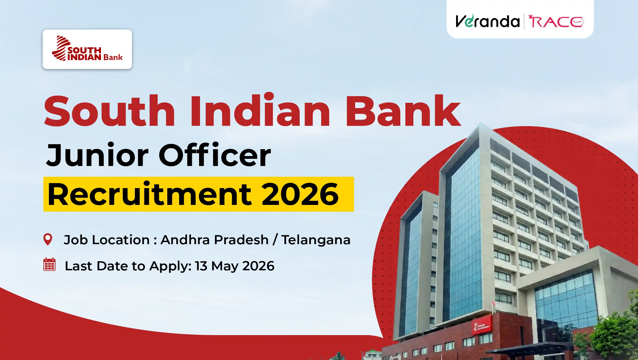 South Indian Bank Junior Officer Recruitment 2026 Notification Out, Check Apply Online Link Here, Apply Now @ https://www.southindianbank.bank.in/