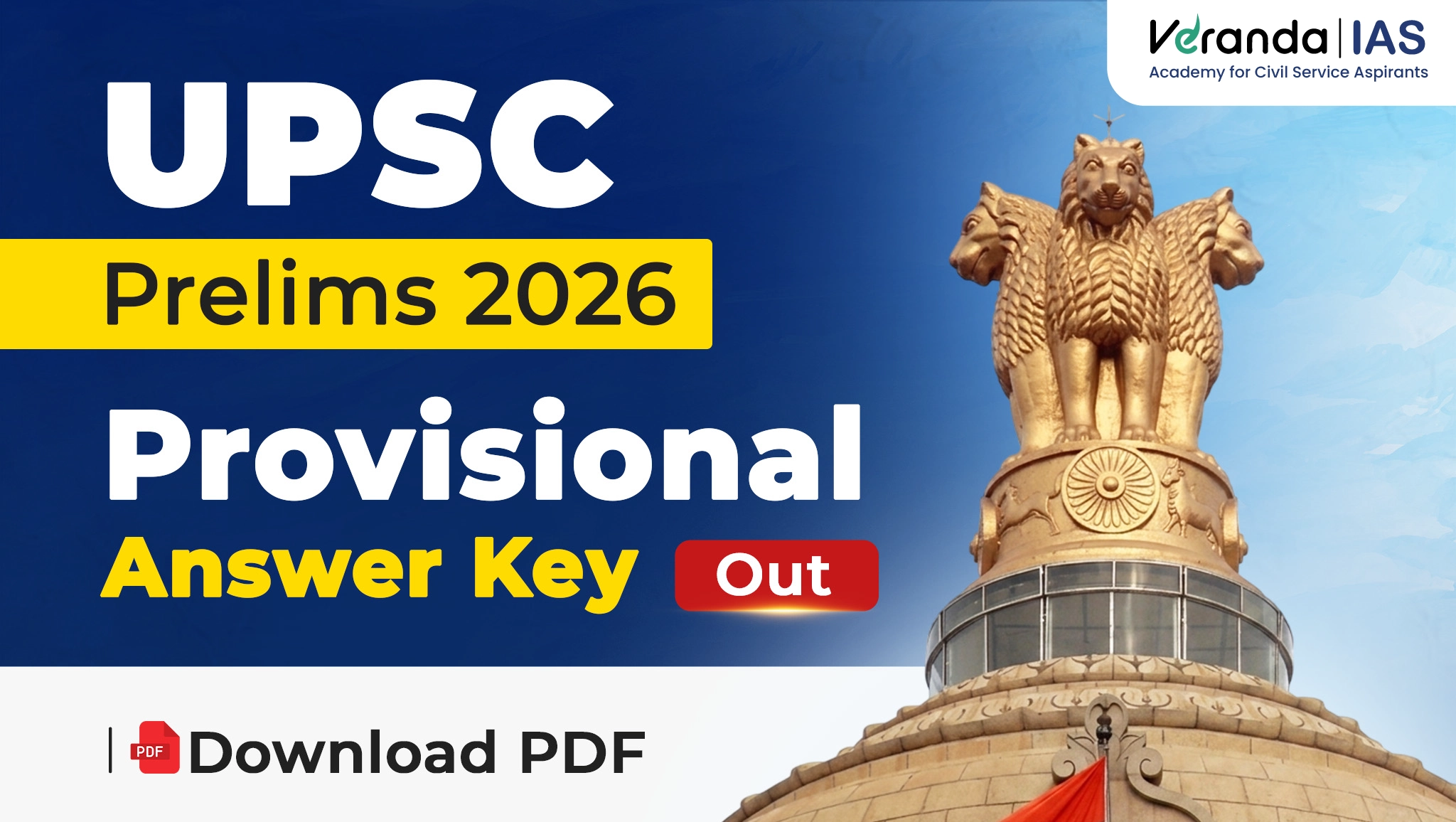 UPSC Prelims 2026 Answer Key (Provisional) LIVE and Out: Download Civil Services GS and CSAT Answer Key PDFs from upsc.gov.in, Direct Links Here