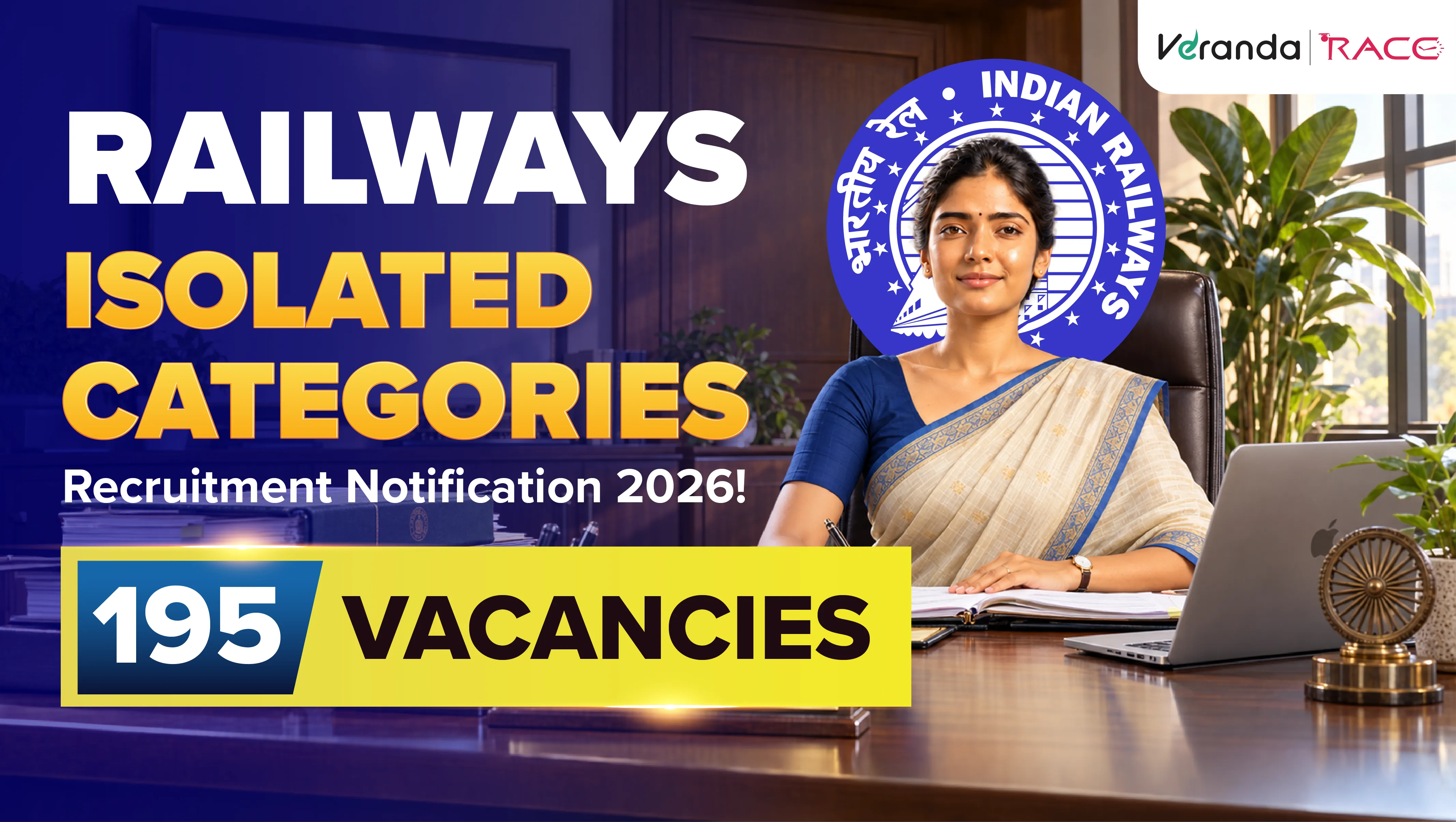RRB Isolated Categories 2026 Recruitment Notification Out for 195 Vacancies, Apply Online Now