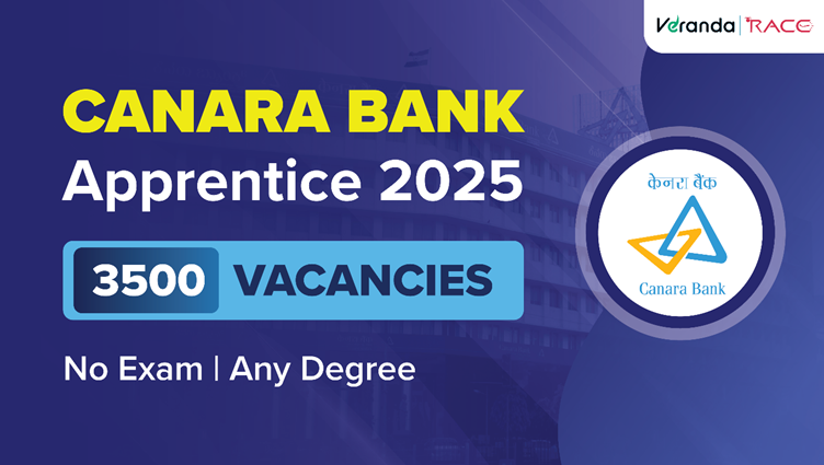 Canara Bank Apprentice Recruitment 2025 Notification Out for 3500 Vacancies; Apply Now