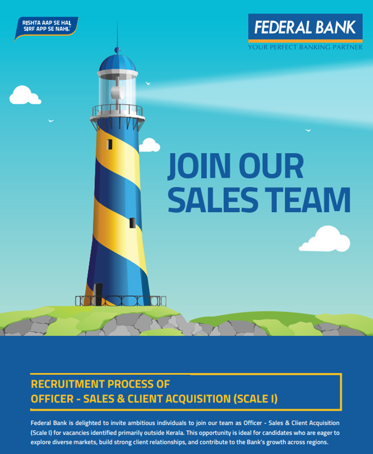 Federal Bank Officer Recruitment 2025 Notification Out, Online Application Starts, Apply Now