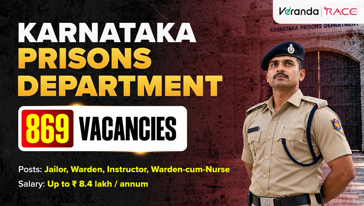 Karnataka Prisons Department Recruitment 2026 Notification PDF Out for 869 Jailor, Warden & Other Vacancies; Apply Online Now