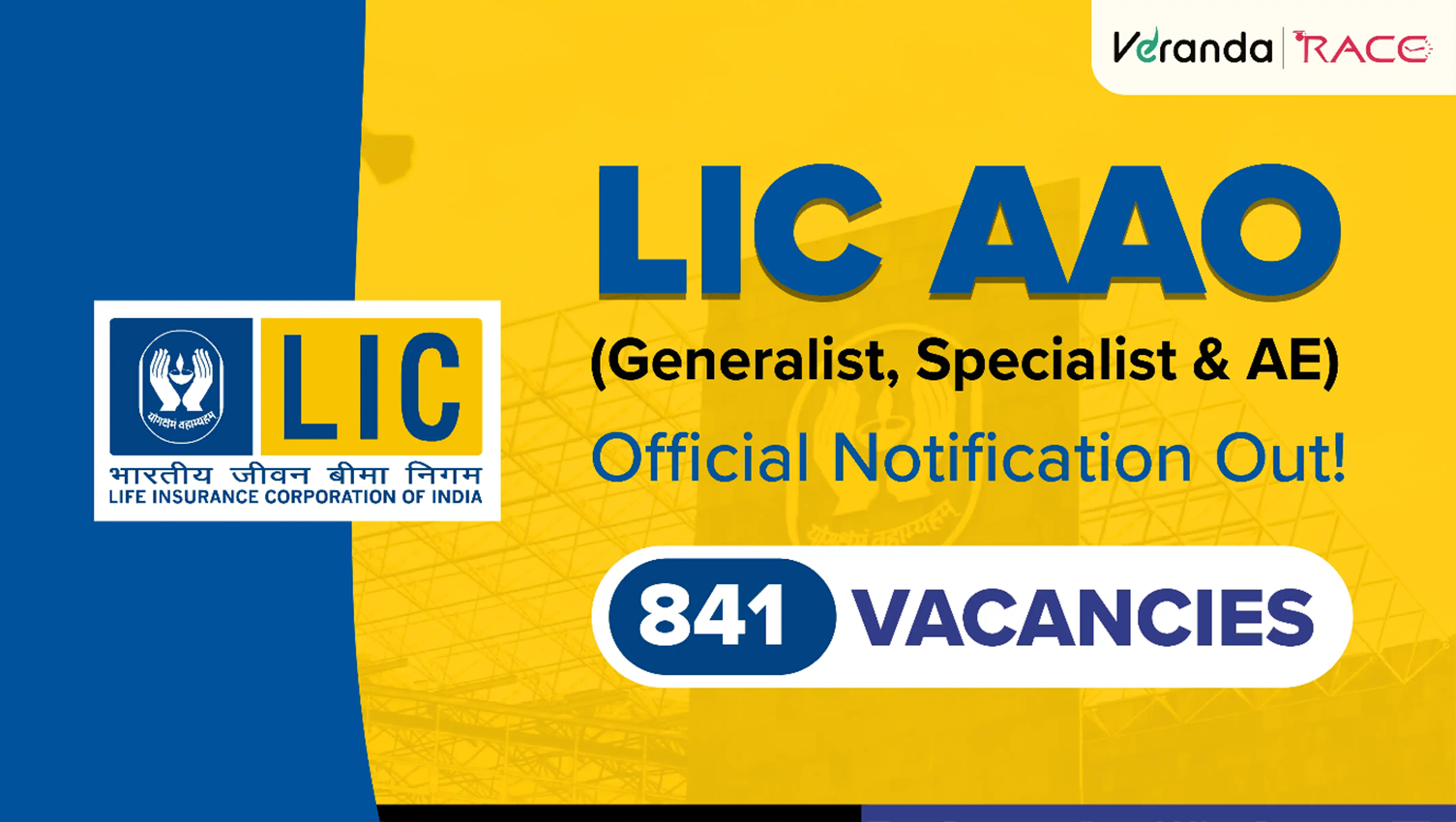 LIC AAO 2025 Exam Notification Out for 841 Generalist, Specialist and Asst. Engineer Vacancies; Apply Now @ https://licindia.in