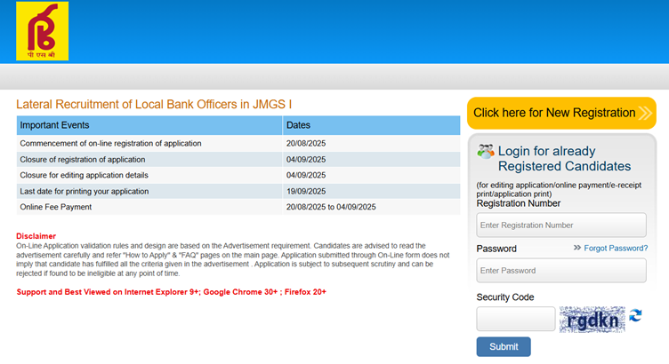 Punjab & Sind Bank LBO Recruitment 2025 Notification Out for 750 Posts; Apply Now!