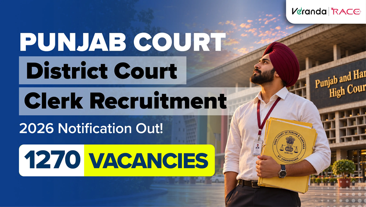 Punjab Court Clerk Recruitment 2026 Notification Out for 1270 Vacancies; Apply Online Link