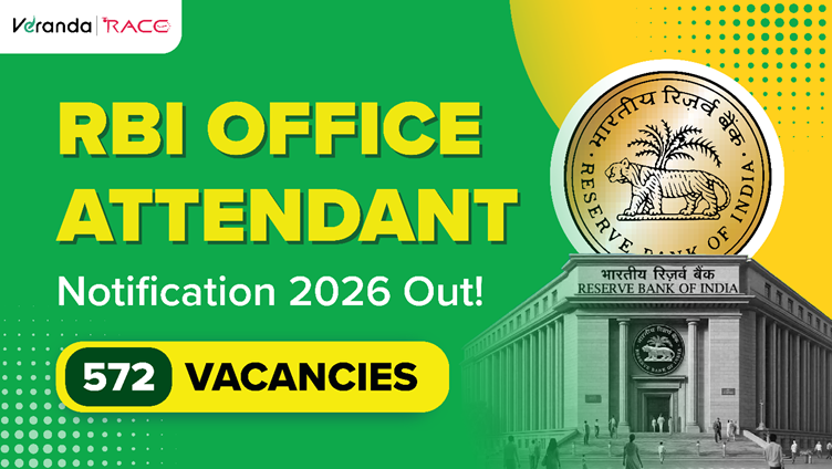 RBI Office Attendant Recruitment 2026 Notification Out for 572 Vacancies, Exam Dates, Exam Pattern, Eligibility Criteria, Salary, Download PDF, Apply Now