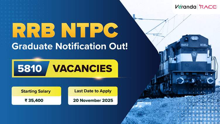 RRB NTPC Graduate 2025-26 Notification Out for 5810 Vacancies, Apply Online