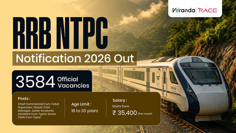 RRB NTPC Graduate 2026 Notification Out for 3548 Vacancies @ rrbapply.gov.in (CEN. No 06/2026), Apply Online, Login Link