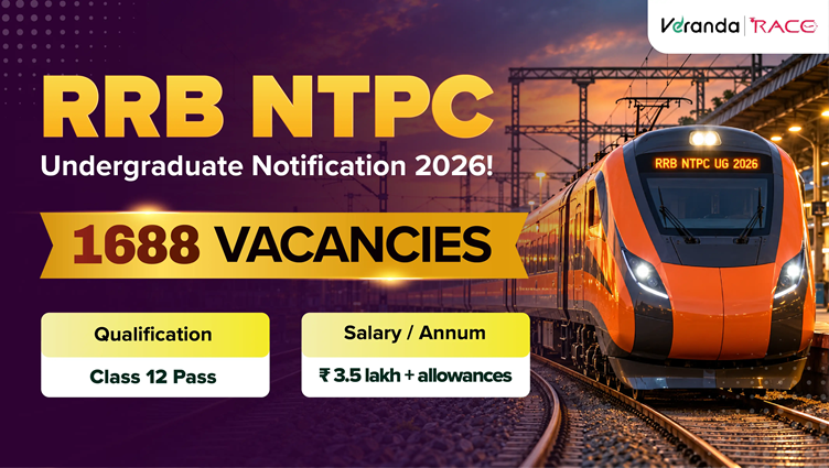 RRB NTPC Undergraduate 2026-27 Notification PDF Out for 1688 Vacancies @ rrbapply.gov.in (UG CEN. No 07/2026), Apply Online, Exam Dates