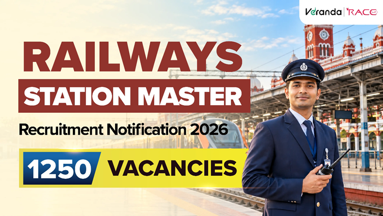 RRB Railway Station Master Notification 2026-27 Out for 1250 Vacancies @ rrbapply.gov.in (CEN. No 08/2026), Short Notice, Apply Online Dates