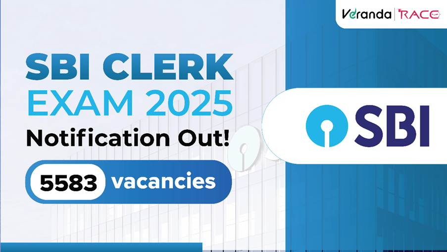 SBI Clerk 2025 Exam Official Notification PDF Out for 5583 Vacancies; Apply Now; Application Form Open