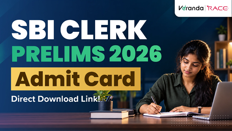 SBI Clerk Admit Card 2026 Out for 9124 Regular Vacancies @ sbi.bank.in, Direct Link to Download SBI Clerk Prelims Call Letter 2026 Here