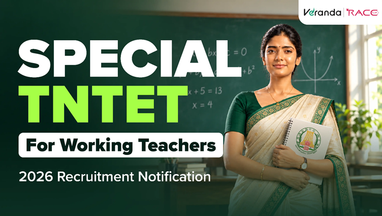 Special TNTET 2 for Working Teachers 2026 Notification PDF Out; Special TNTET Paper 1 and 2 Exams on 20 December 2026, Apply Online Now