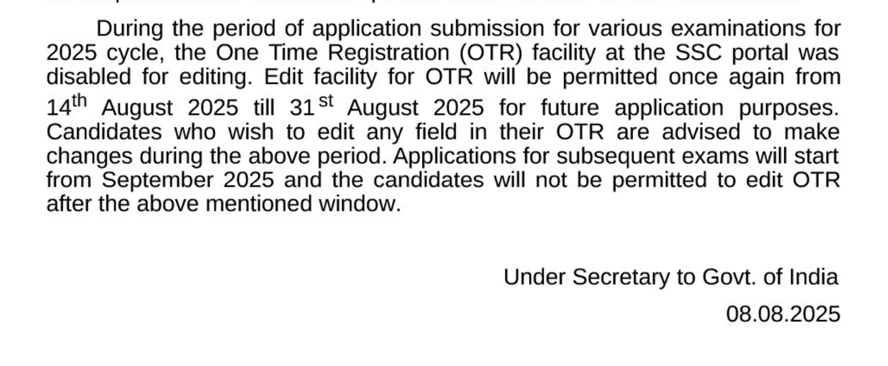 SSC CGL 2025 Exam Postponed; Official Notice Released by SSC! Check Latest Update Now!