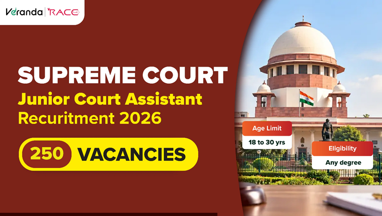 Supreme Court Junior Court Assistant Recruitment 2026 Notification Out for 250 Vacancies; Apply Online @ https://www.sci.gov.in/ until 28 Oct 2026