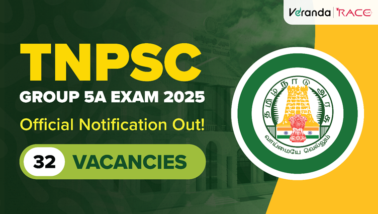 TNPSC Group 5A Notification 2025 Out: 32 Vacancies, Apply Online Now @ tnpsc.gov.in