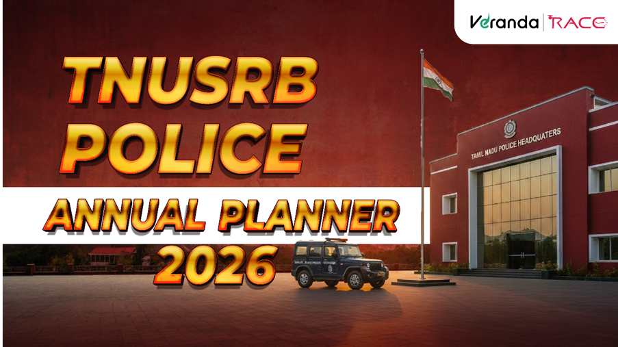 TNUSRB Police Annual Planner Calendar 2026 Out, TNUSRB SI, Police Constable, CR, JR Notification Dates Announced