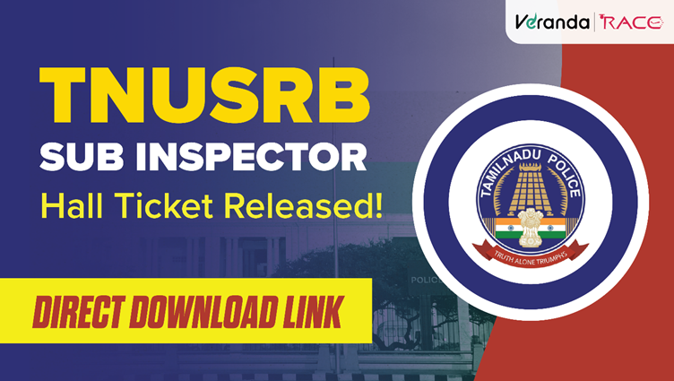 TNUSRB SI Hall Ticket 2025 Released at tnusrb.tn.gov.in, Download Hall Ticket PDF with Direct Link